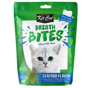 Kit Cat BreathBites Seafood Flavor Kedi Ödül Maması 60g