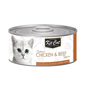 Kit Cat Tavuklu Ve Biftek Parçacıklı Kedi Konservesi 80g