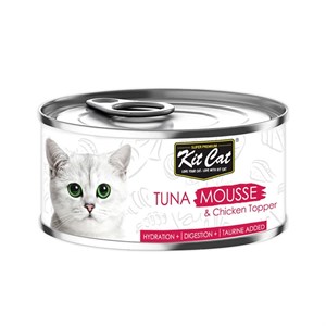 Kit Cat Tuna Mousse & Tavuk Parçacıklı Kedi Konservesi 80g