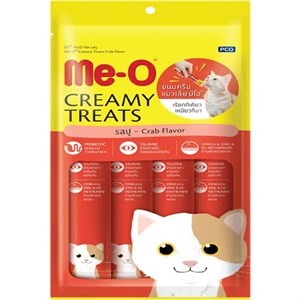 ME-O Creamy Yengeç Eti ve Ton Balıklı Kedi Ödülü 4x15 gr