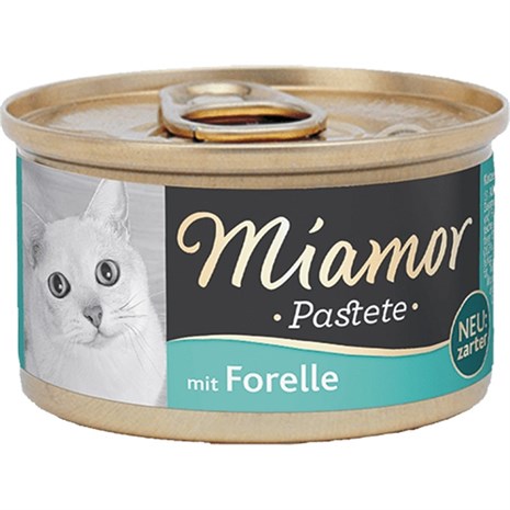 Miamor Pastete Alabalıklı Yetişkin Konserve Kedi Maması 85 Gr