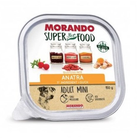 Morando Super Food Tahılsız Ördekli Ezme Köpek Konservesi 150gr