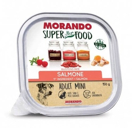 Morando Super Food Tahılsız Somonlu Ezme Köpek Konservesi 150gr