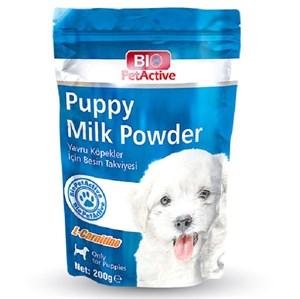 Pet Active Yavru Köpekler için Besin Takviyesi, Süt Tozu 200 Gr