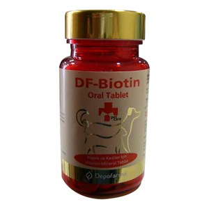 Pet Care DF-Biotin Tablet Köpek Vitamini 60 Tablet / 30 Gr