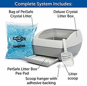PetSafe Deluxe Kristal Kumlu Kedi Tuvaleti