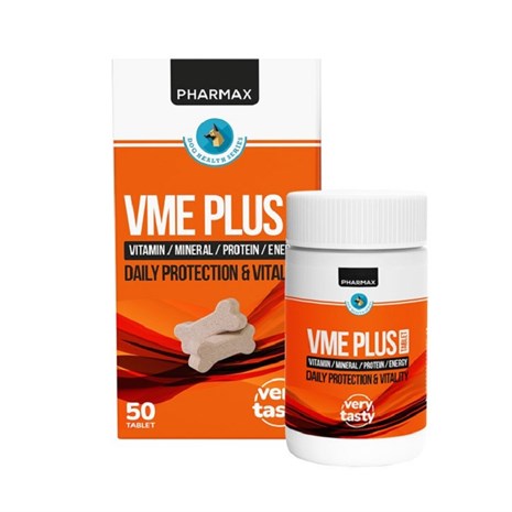 Pharmax VME Plus Köpekler İçin Vitamin Mineral Protein 50 Tb