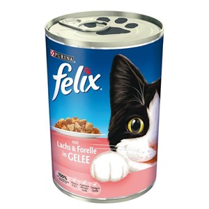 Purina Felix Somon -Alabalıklı Kedi Konservesi 400 Gr