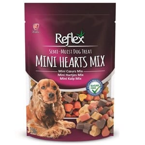 Reflex Semi-Moist Mini Mix Kalp Köpek Ödülü 150 Gr