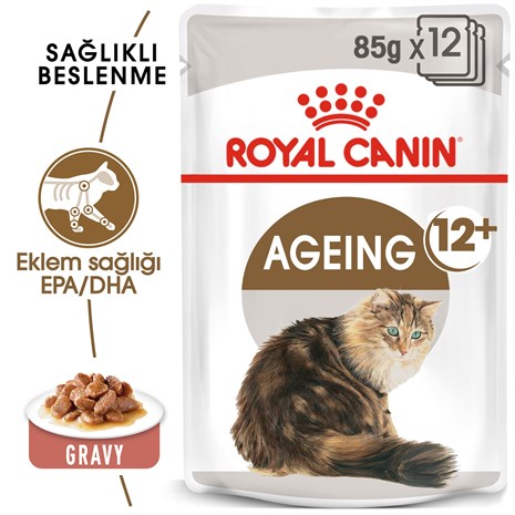 Royal Canin Gravy Ageing +12 Kedi Pouch Konserve Maması 85 Gr