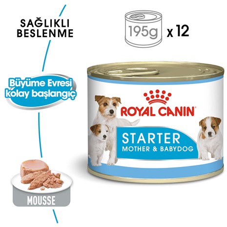 Royal Canin Starter Mousse Yavru Köpek Konservesi 195 Gr