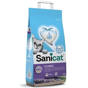 SaniCat Classic Lavantalı Emici Kedi Kumu 10lt