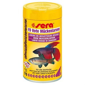 Sera FD Rote Mückenlarven Kankurdu Süs Balıkları için Yem 50 Ml