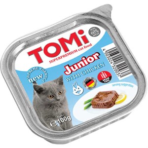 Tomi Junior Tavuklu Pate Yavru Kedi Yaş Maması 100 Gr