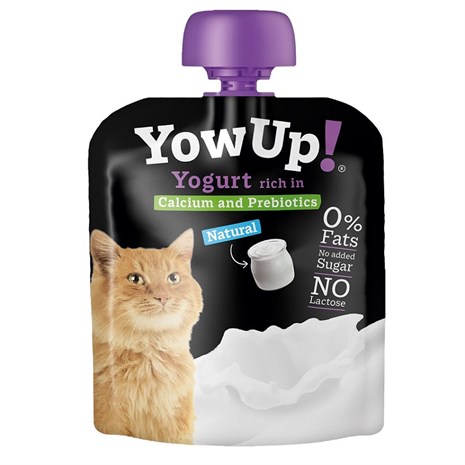 YowUp Kalsiyum ve Prebiotikli Laktozsuz Kedi Yoğurdu 85 gr, Kedi Çorbası, YowUp
