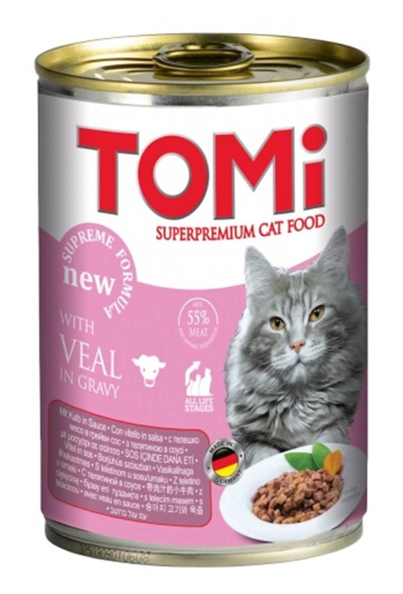 Tomi Kırmızı Etli Kedi Konservesi 400 Gr