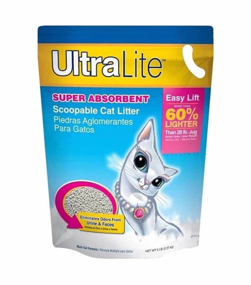 Ultra Lite Topaklaşan Parfümlü Kedi Kumu 10 Lt